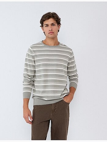 Pull rayé, mo fashion