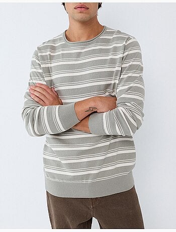 Pull rayé, mo fashion