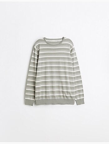 Pull rayé, mo fashion