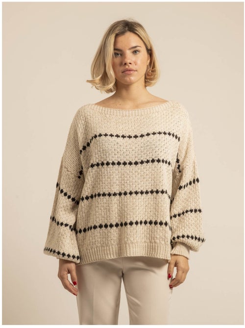 Pull rayures kisa - Kiabi