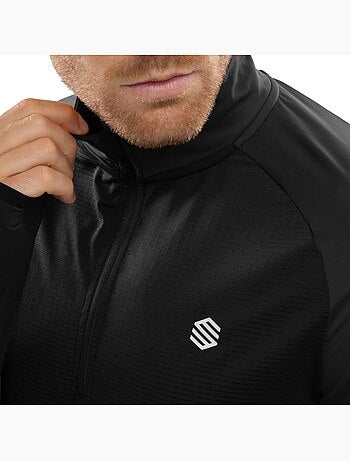 Pull running demi-zip homme fitness homme intuit