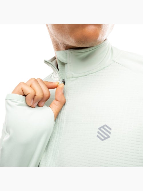 Pull running demi-zip homme fitness homme intuit - Kiabi