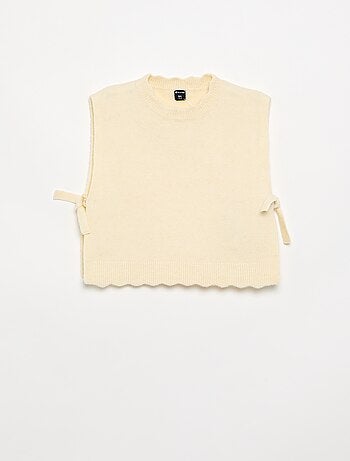 Pull sans manches