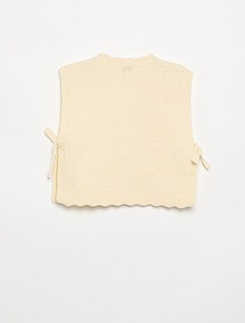 Pull sans manches