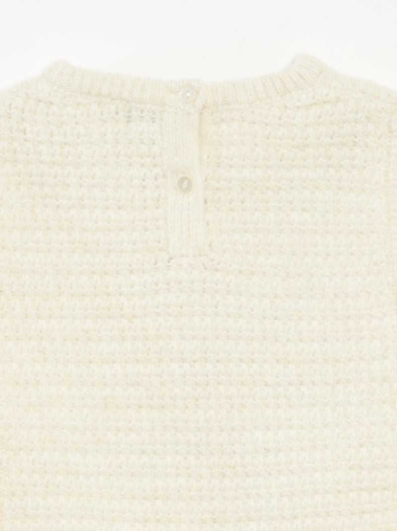 Pull sans manches et blouse 2 en 1 Blanc - Kiabi