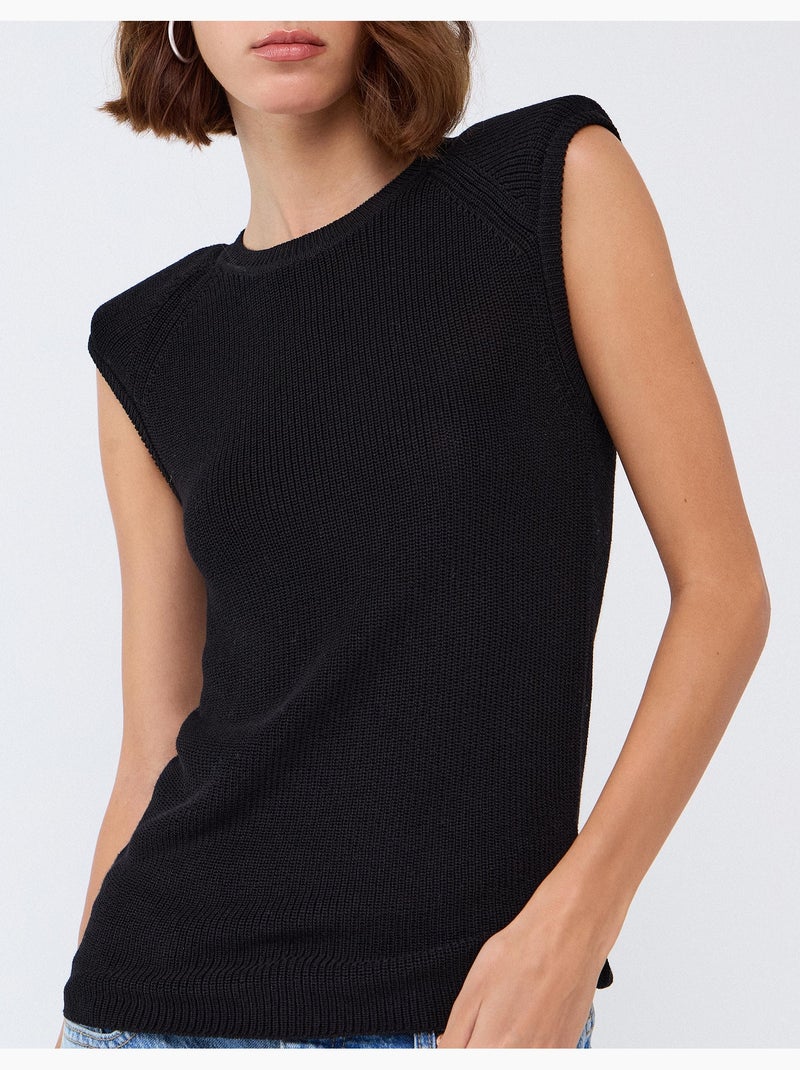 Pull sans manches, mo fashion Noir - Kiabi