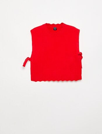 Pull sans manches