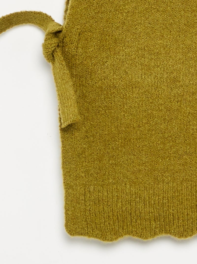 Pull sans manches Vert - Kiabi