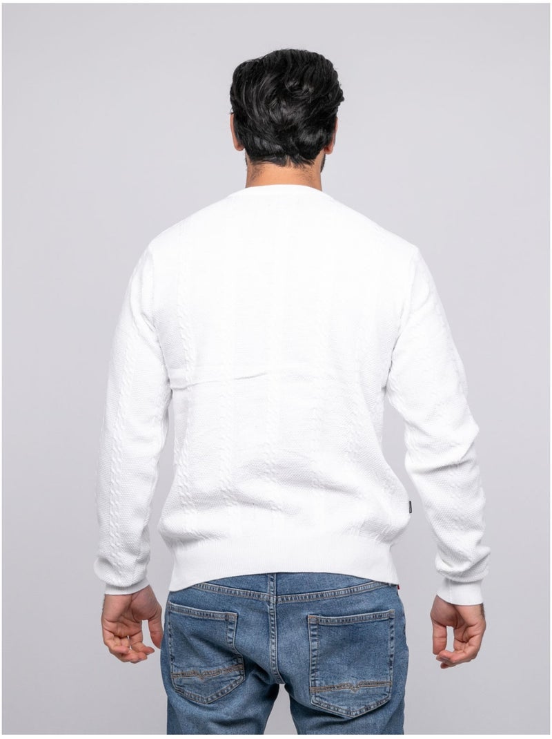 Pull torsade amorol Ecru - Kiabi