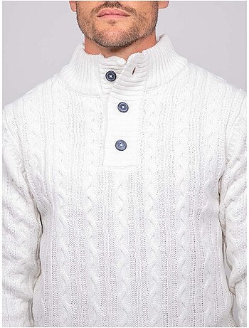 Pull torsadé col montant lagow