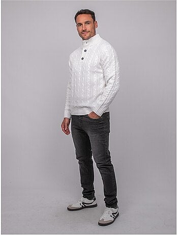 Pull torsadé col montant lagow
