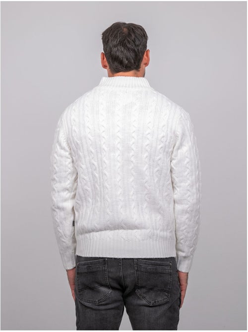 Pull torsadé col montant lagow - Kiabi Pull torsadé col montant lagow - Kiabi