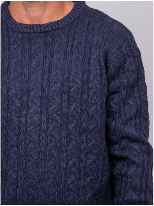Pull torsadé col rond lalor - Kiabi Pull torsadé col rond lalor - Kiabi