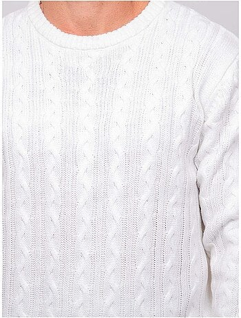 Pull torsadé col rond lalor