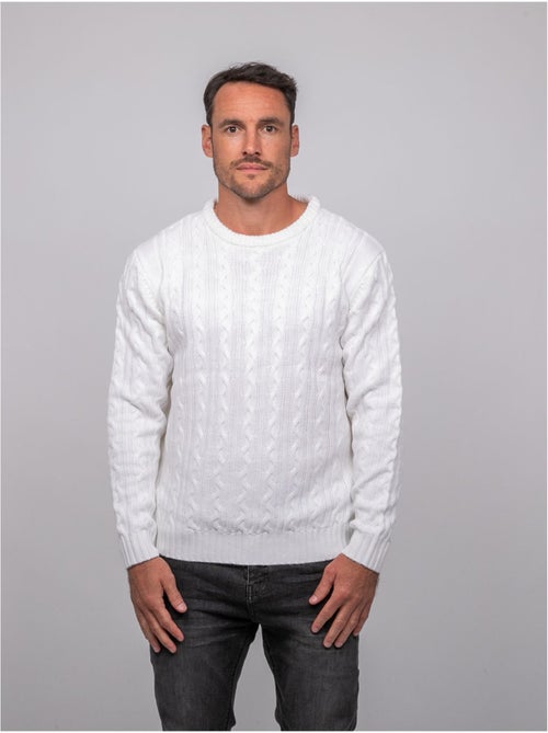 Pull torsadé col rond lalor - Kiabi Pull torsadé col rond lalor - Kiabi
