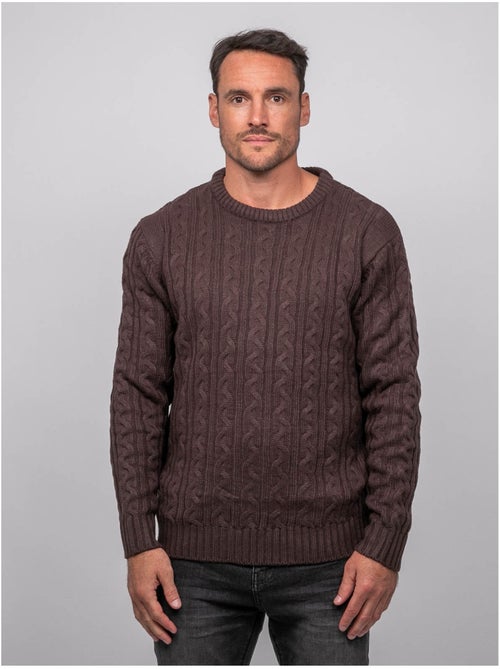 Pull torsadé col rond lalor - Kiabi Pull torsadé col rond lalor - Kiabi