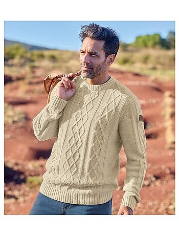 Pull Tricot Torsadé Country Man - ATLAS FOR MEN