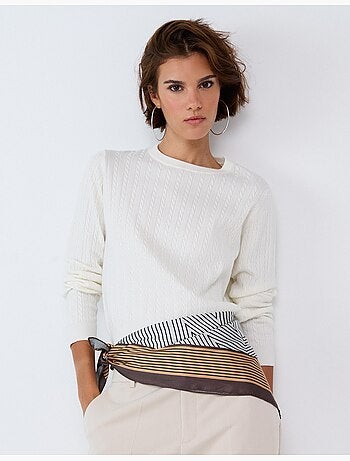 Pull tricoté avec de la viscose, mo fashion