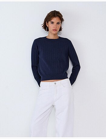 Pull tricoté avec de la viscose, mo fashion