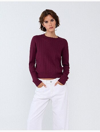 Pull tricoté avec de la viscose, mo fashion