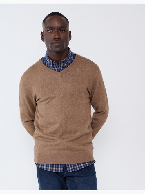 Pull tricoté avec du cachemire, mo fashion - Kiabi