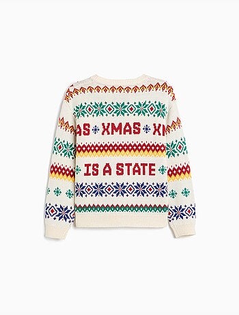 Pull tricoté de noël, mo fashion
