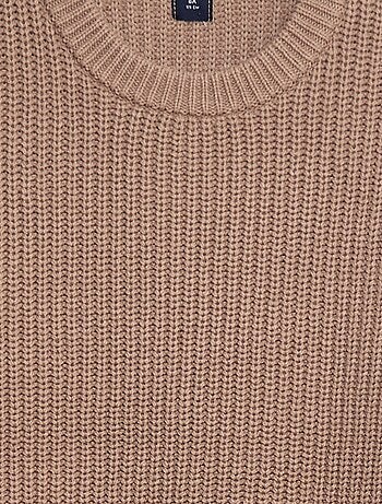 Pull tricoté en color block