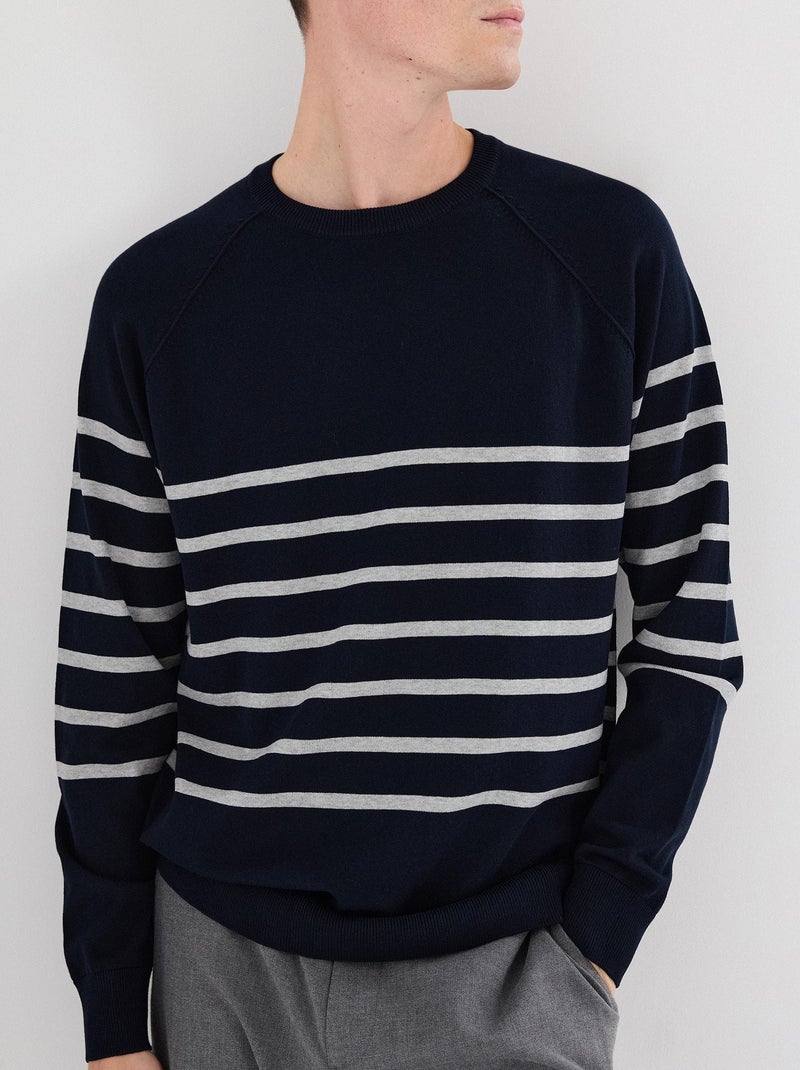 Pull tricoté, MO Fashion Bleu - Kiabi