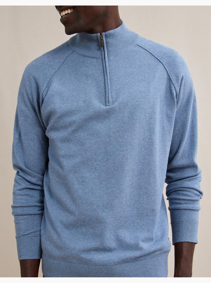 Pull tricoté, mo fashion Bleu - Kiabi