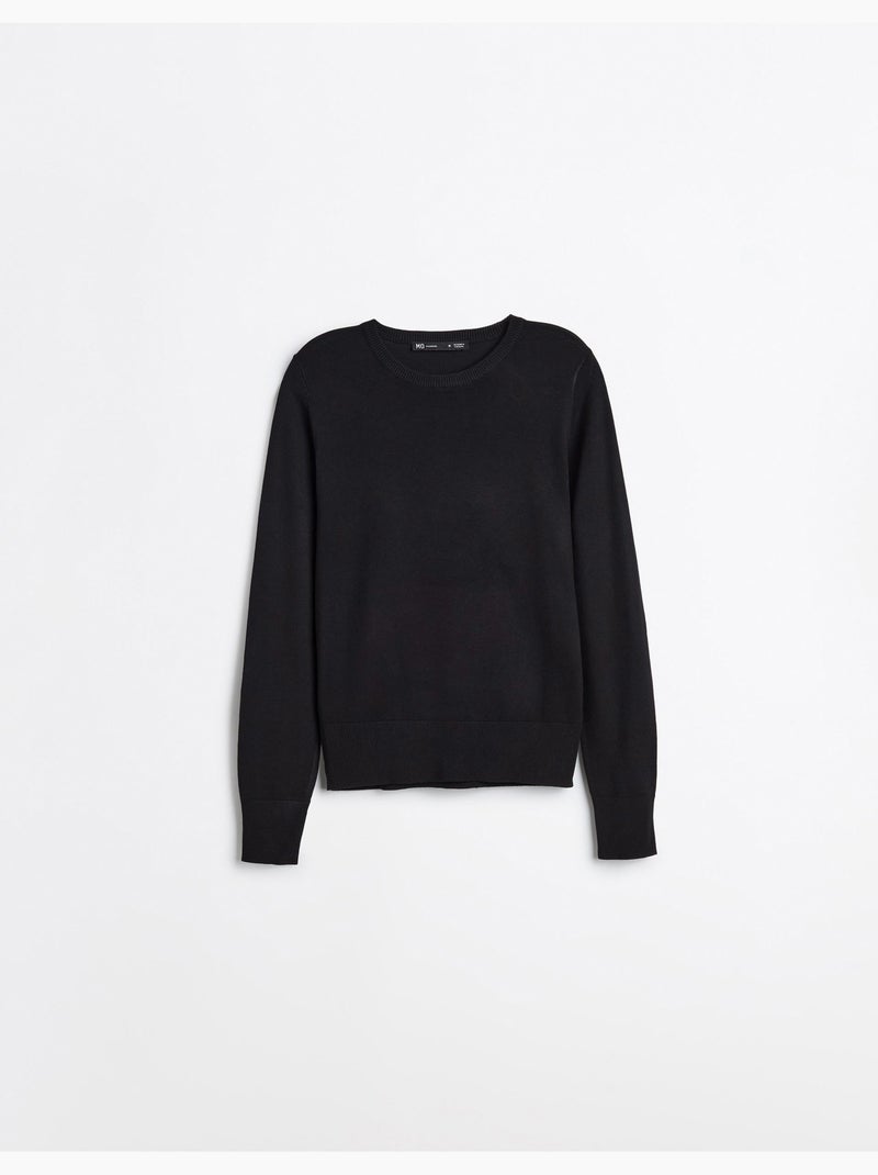 Pull tricoté, mo fashion Noir - Kiabi