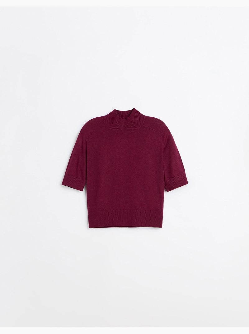 Pull tricoté, mo fashion Rouge - Kiabi