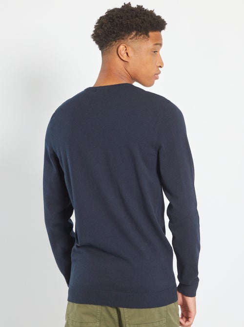 Pull uni à col rond +1m90 - Kiabi