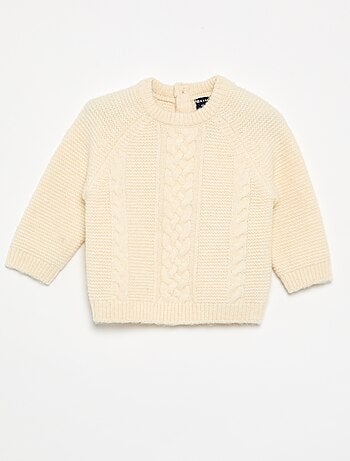 Pull uni à torsades