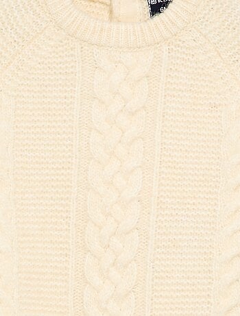 Pull uni à torsades