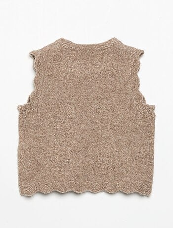 Pull uni sans manches