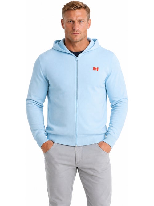 Pull zippé à capuche felinoodeak – canadian peak - Kiabi Pull zippé à capuche felinoodeak – canadian peak - Kiabi