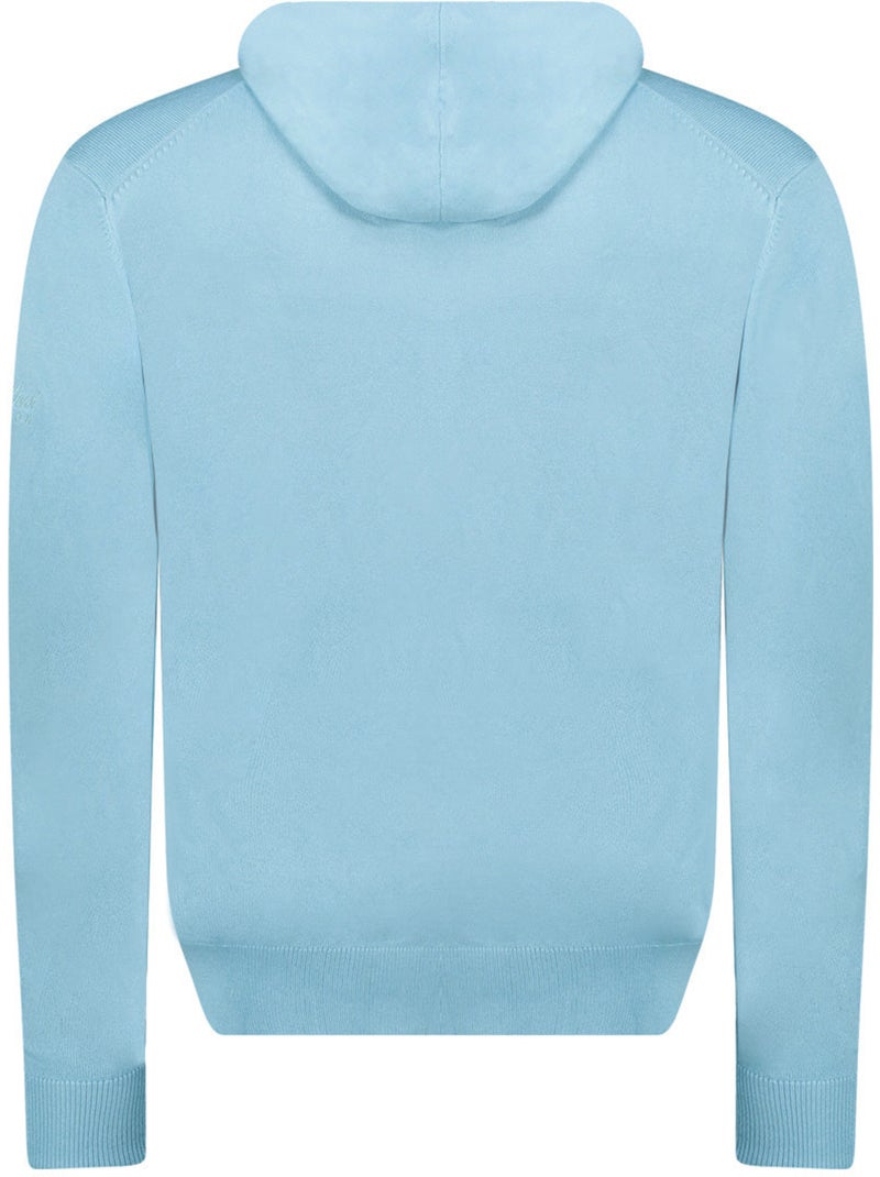 Pull zippé à capuche felinoodeak – canadian peak Bleu ciel - Kiabi