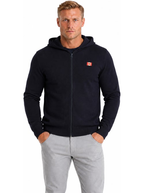 Pull zippé à capuche felinoodeak – canadian peak - Kiabi Pull zippé à capuche felinoodeak – canadian peak - Kiabi
