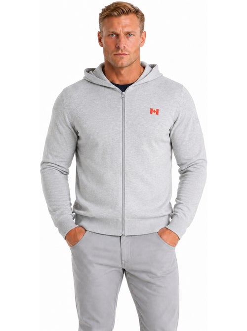 Pull zippé à capuche felinoodeak – canadian peak - Kiabi Pull zippé à capuche felinoodeak – canadian peak - Kiabi