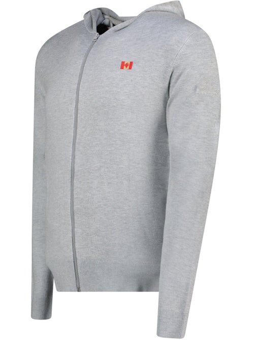 Pull zippé à capuche felinoodeak – canadian peak - Kiabi Pull zippé à capuche felinoodeak – canadian peak - Kiabi