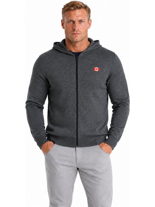Pull zippé à capuche felinoodeak – canadian peak - Kiabi