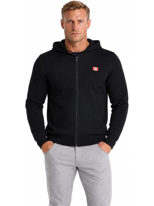 Pull zippé à capuche felinoodeak – canadian peak - Kiabi Pull zippé à capuche felinoodeak – canadian peak - Kiabi