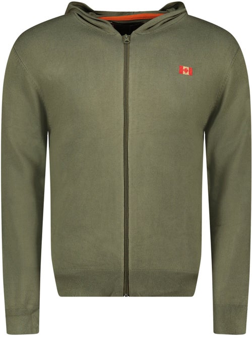 Pull zippé à capuche felinoodeak – canadian peak - Kiabi Pull zippé à capuche felinoodeak – canadian peak - Kiabi