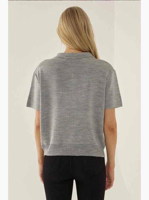 Pull zippé à col polo - Kiabi Pull zippé à col polo - Kiabi