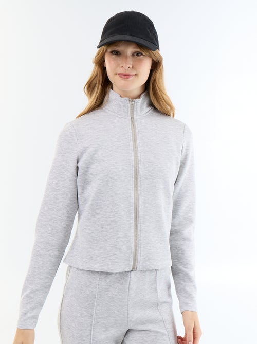 Pull zippé col montant - Kiabi