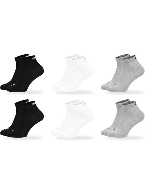 Puma chaussettes mixte quarter pack 6 paires (lot) - coton doux - Kiabi Puma chaussettes mixte quarter pack 6 paires (lot) - coton doux - Kiabi