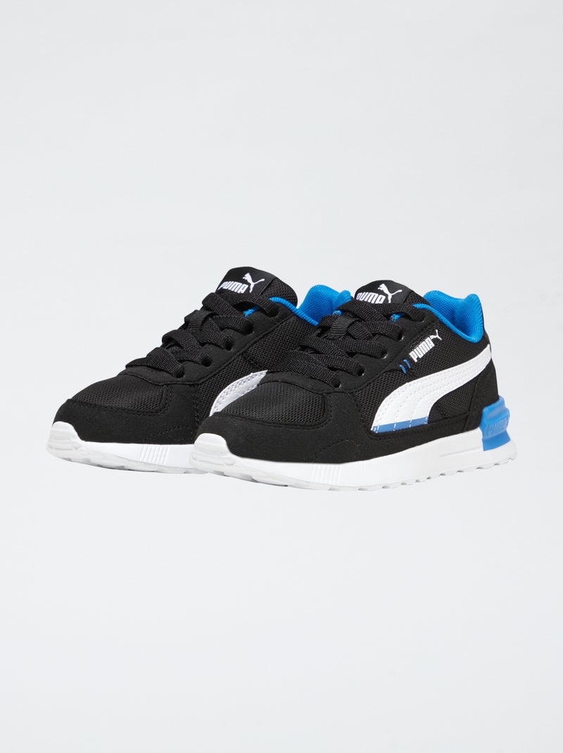 'Puma'-sneakers met veters in hardloopstijl Blauw - Kiabi