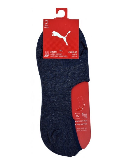 PUMA Sokken Footies - Set van 2 - Kiabi PUMA Sokken Footies - Set van 2 - Kiabi