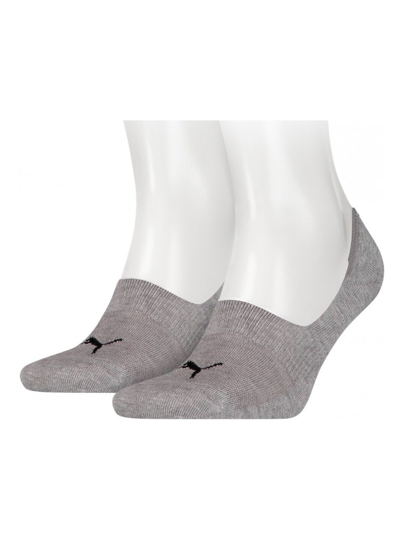 PUMA Sokken Footies - Set van 2 Grijs - Kiabi