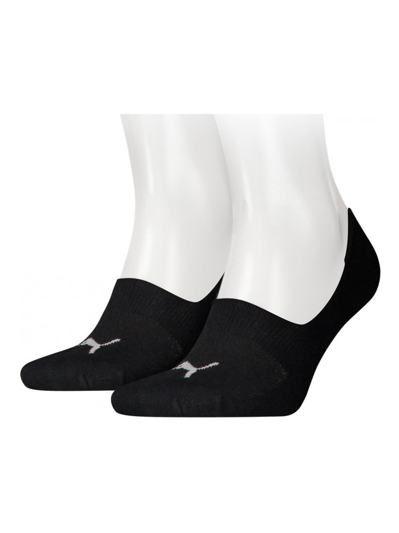 PUMA Sokken Footies - Set van 2 Zwart - Kiabi